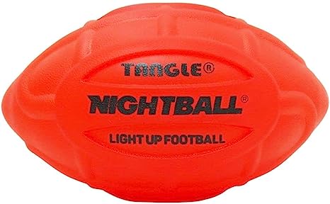 Red LED Inflated Football