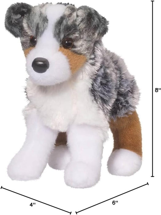 Douglas Steward Australian Shepherd Plush Stuffed Animal 8in