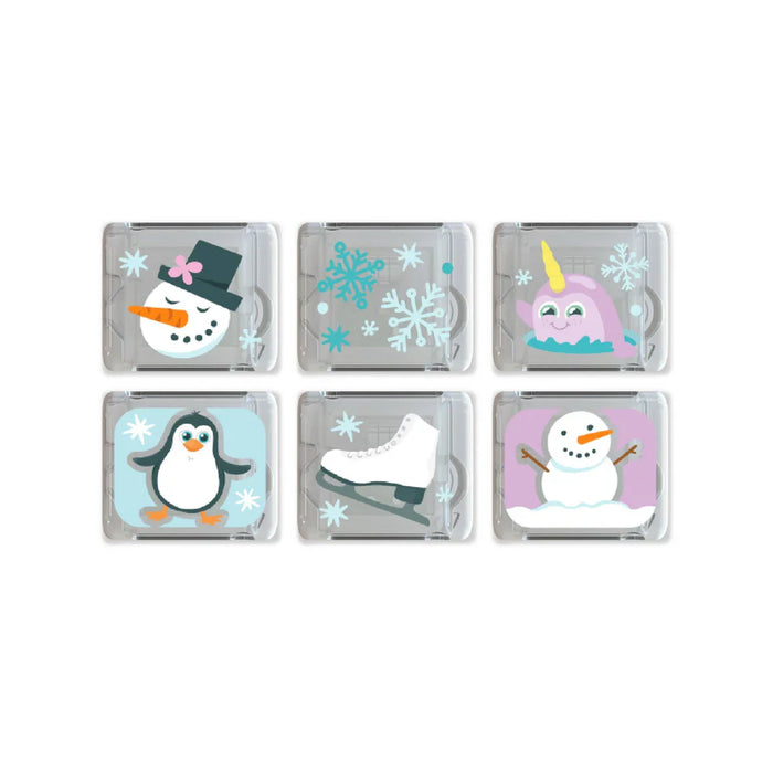 Glo Pals Winter Gift Set 6 Pack Light-Up Bath Cubes
