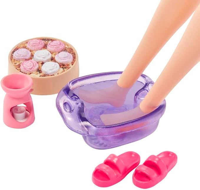 Barbie Wellness Doll Spa Blonde Doll with Pet Puppy