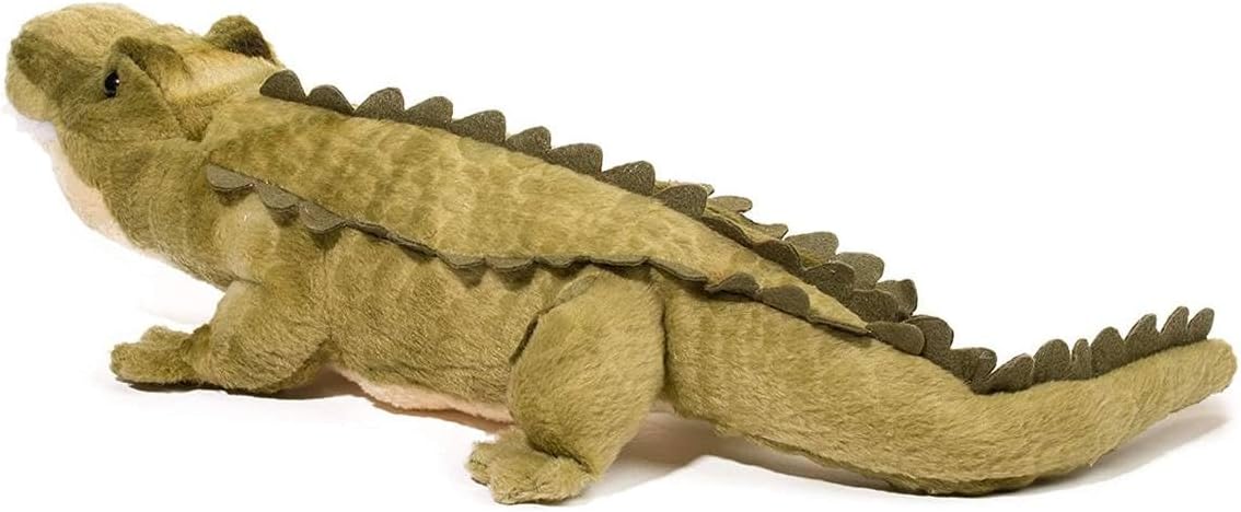 Douglas Stream Line Alligator Plush Stuffed Animal 15-Inch Green