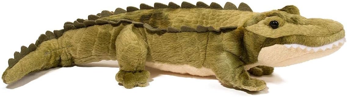 Douglas Stream Line Alligator Plush Stuffed Animal 15-Inch Green