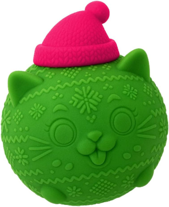 Schylling NeeDoh Squishmas Knittens Sensory Squeeze Toy Knitted Cat