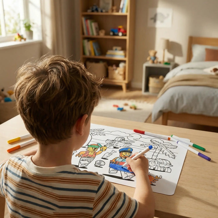 LEGO Kids Color Me Pirate Silicone Mat 53908