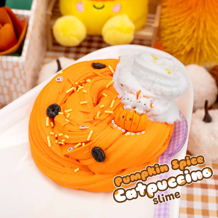 Pumpkin Spice Catpuccino Butter Signature Dome™ Kawaii Slime