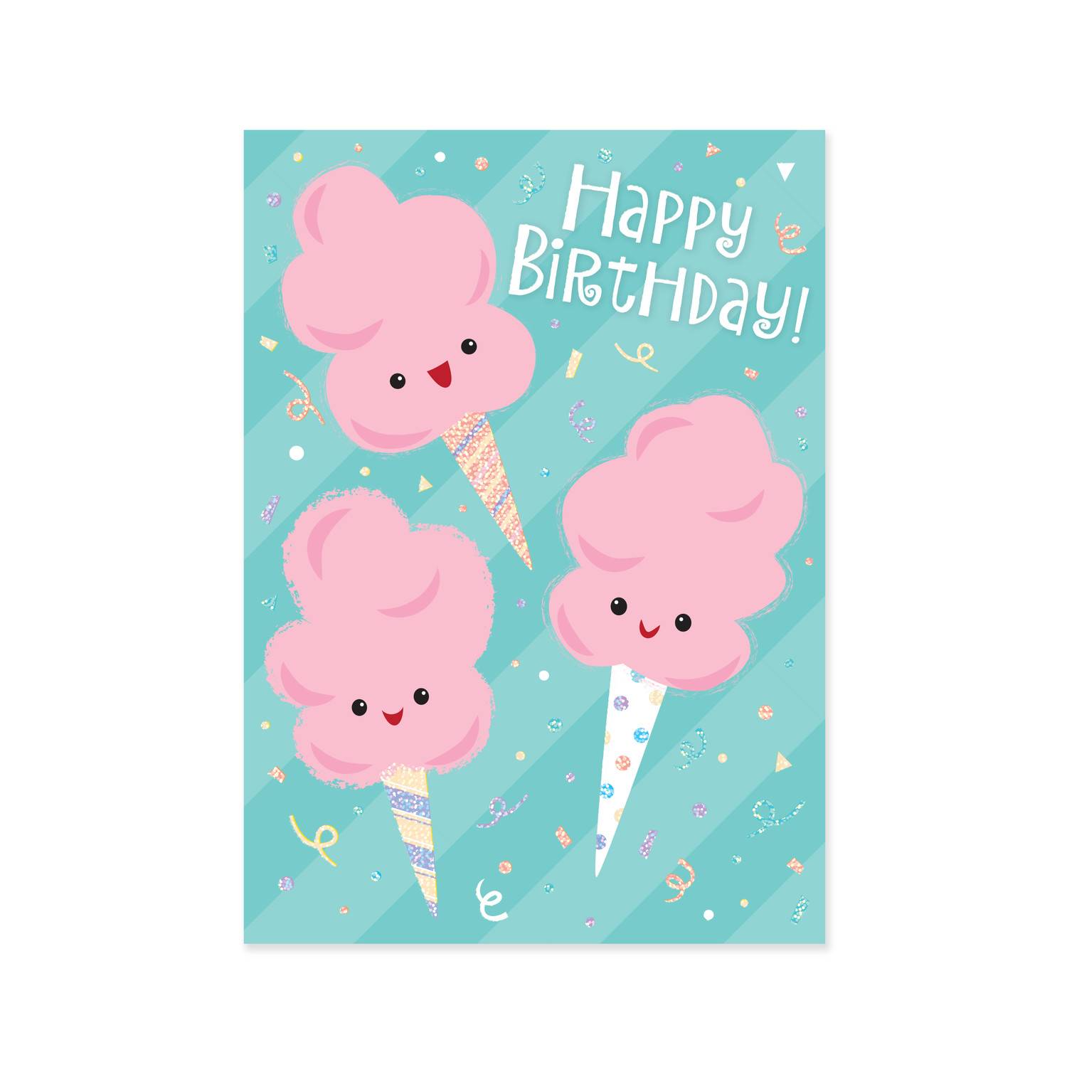 Foil: COTTON CANDY BIRTHDAY CARD