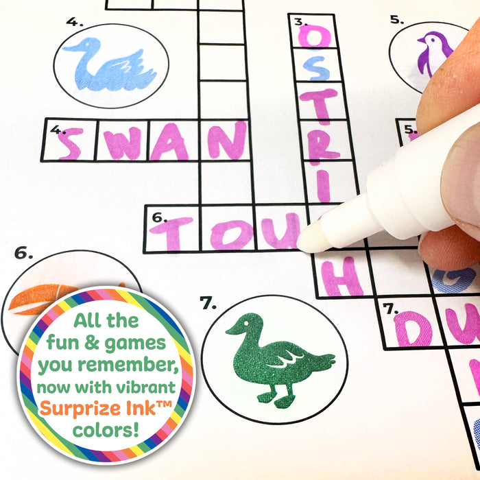 Yes & Know® Invisible Ink Trivia Game Books- Silly Stories