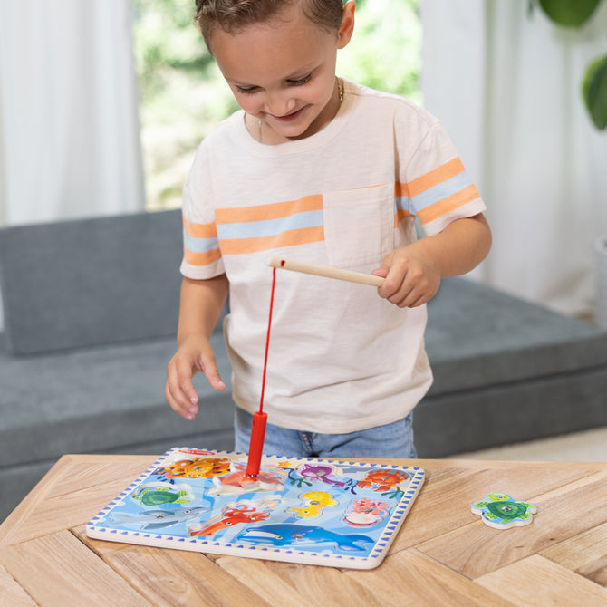 Fishing Magnetic Puzzle Game - 10 Pieces