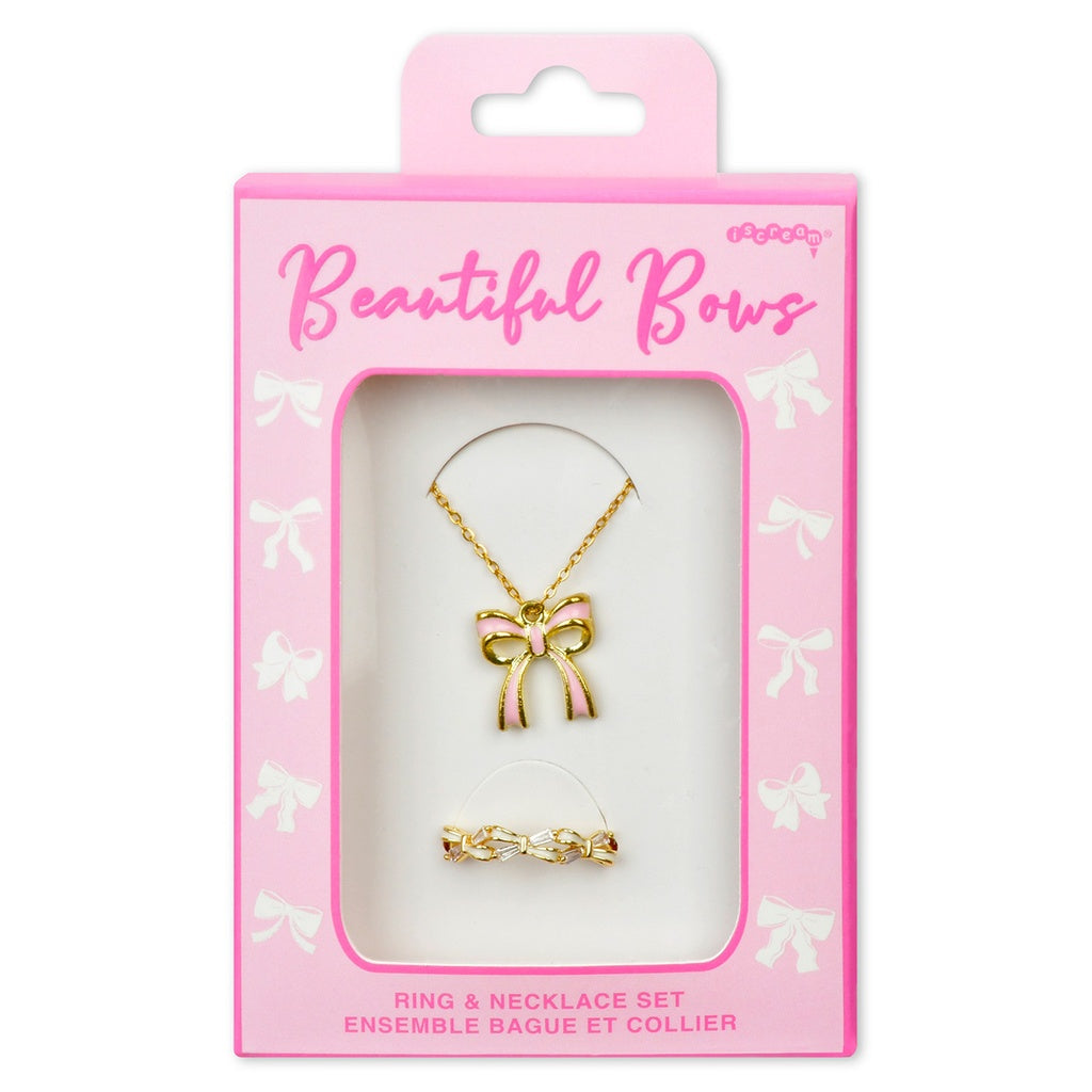 Beautiful Bows Ring Necklace