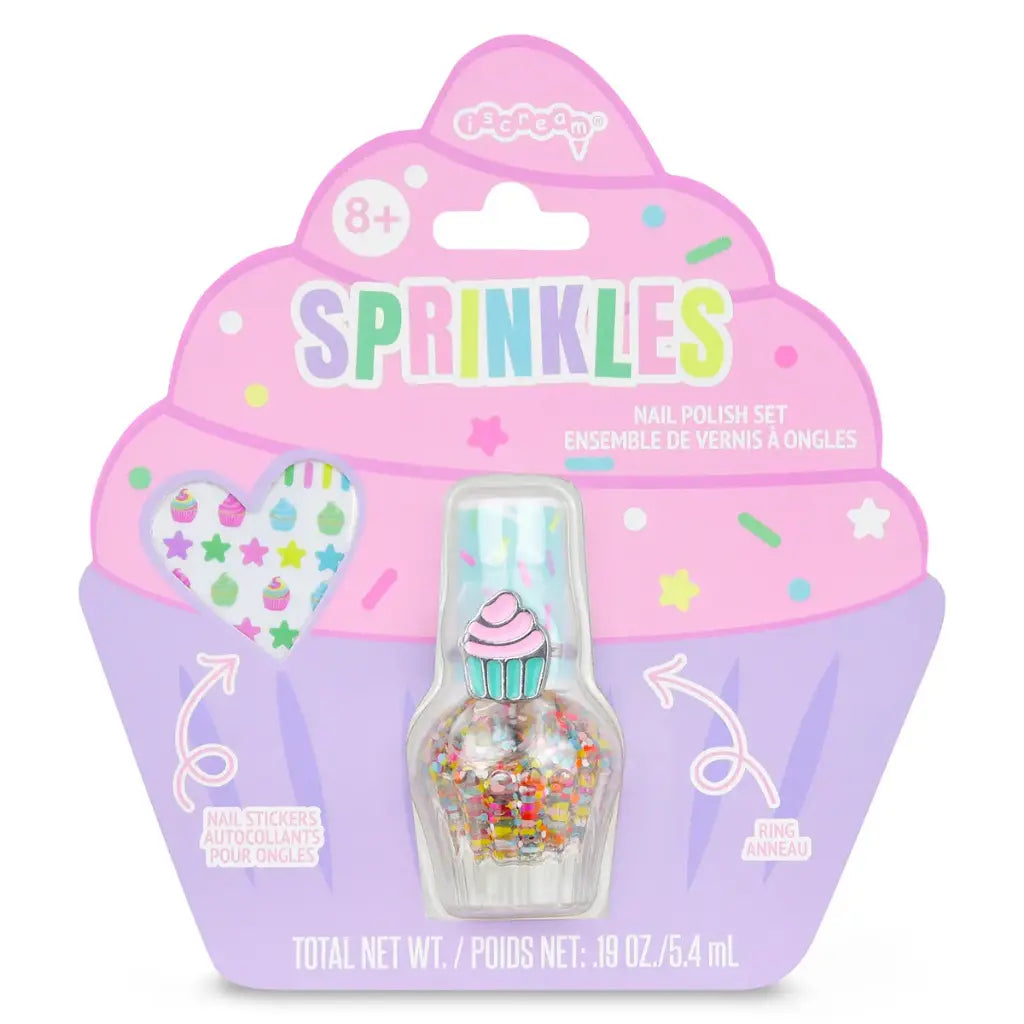 Sprinkles Nail Poish  & Ring Set