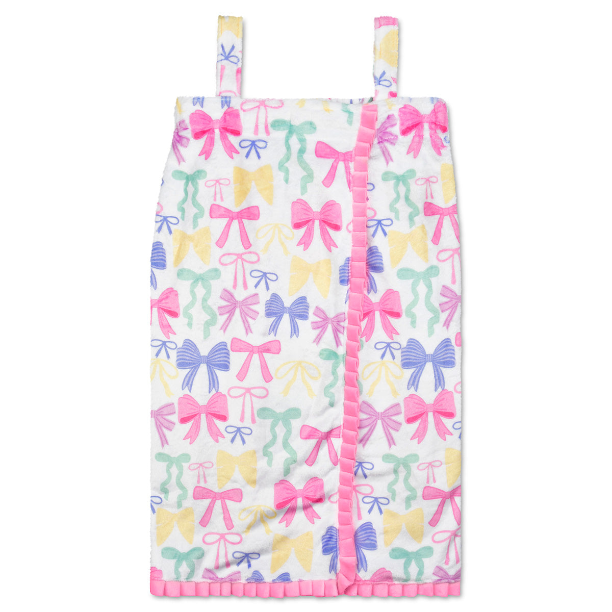 Pretty Bows Plush Spa Wrap - XSMALL