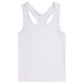 Iscream White Ribbed Racerback Tank Top for Youth