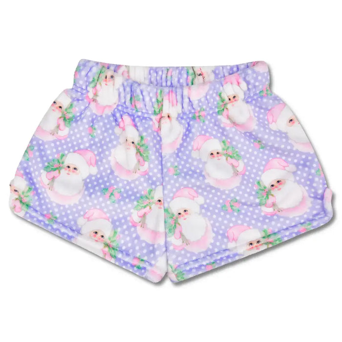 Sweet Santa Plush Shorts - X-Small