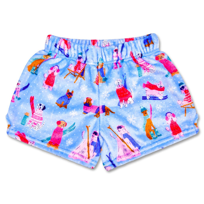 Ski Dog Plush Shorts - XSmall
