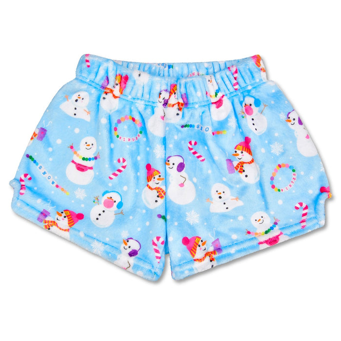 Snow Day Plush Shorts - XSamll