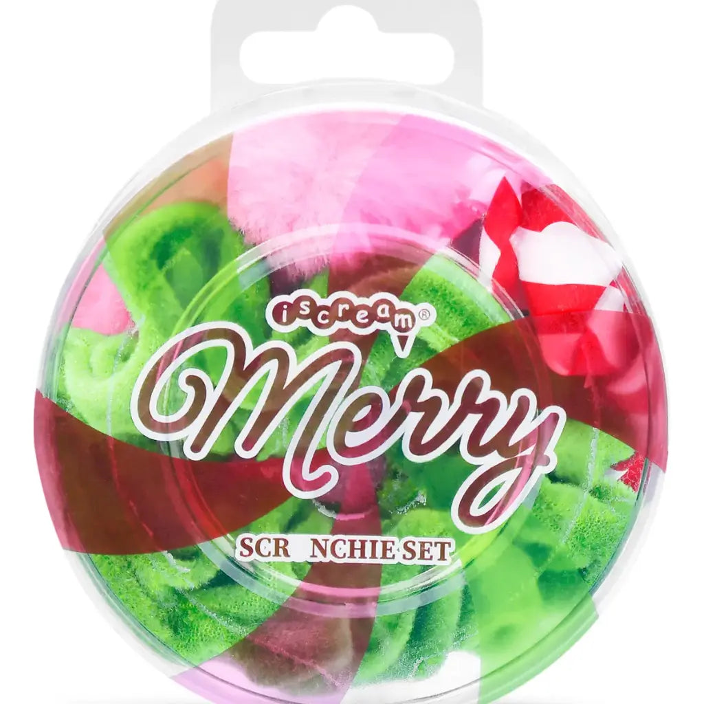Merry Ornament Scrunchie Set