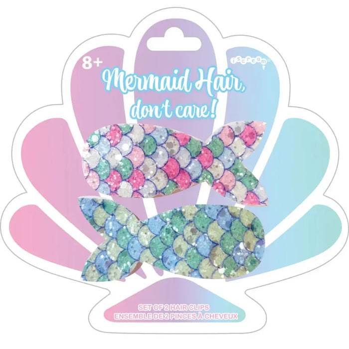 Iscream Mermaid Hair Don't Care Hair Clips Set