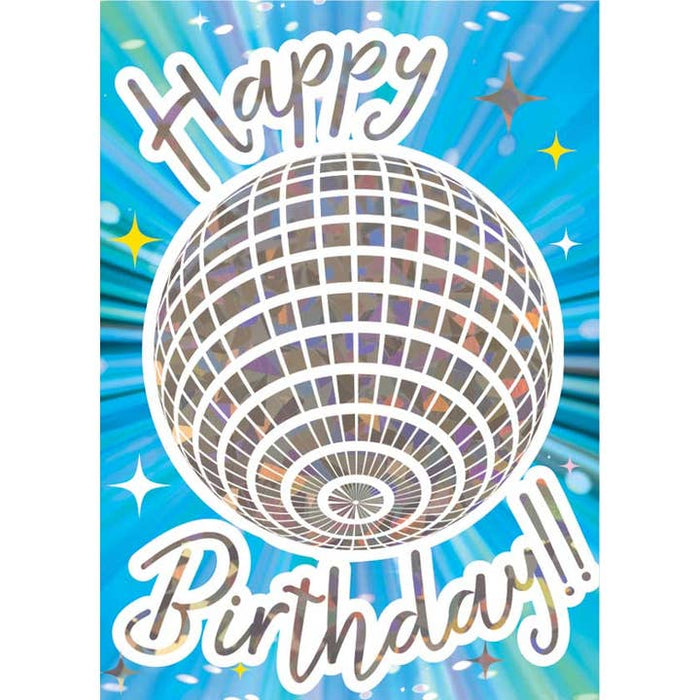 Children's Birthday Card - Dance Party Birthday Foil