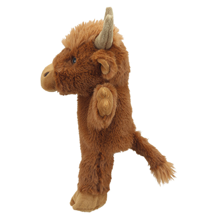 Eco Walking Hand Puppets - Cow (Highland)