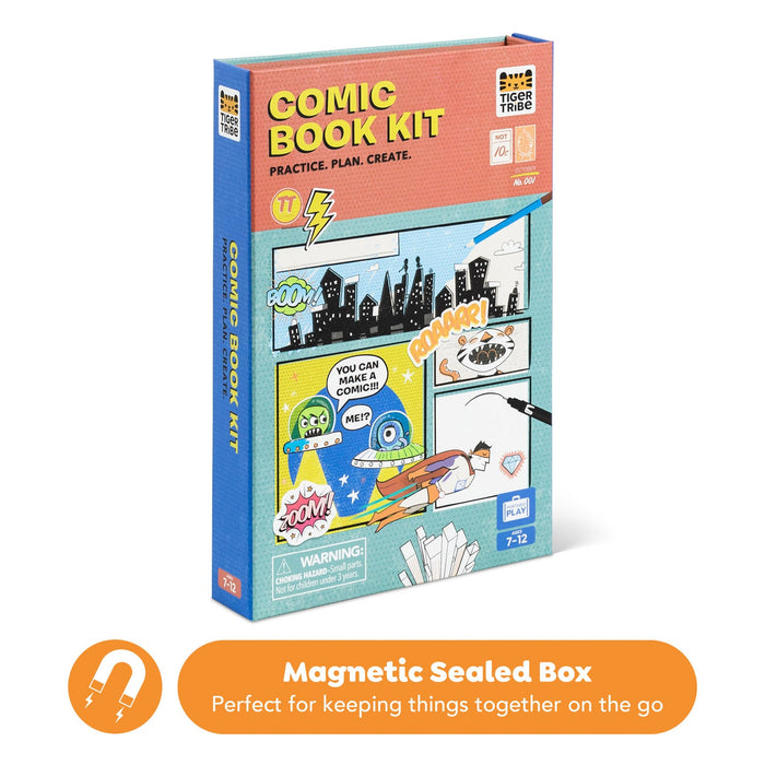 Tiger Tribe Comic Book Creation Kit: Practice, Plan, Create