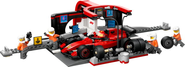 F1 Pit Stop & Pit Crew Lego City 60443