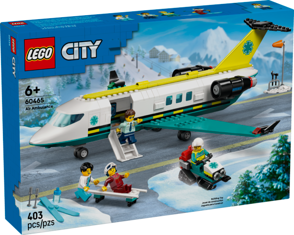 Emergency Air Ambulance Airplane Lego City
