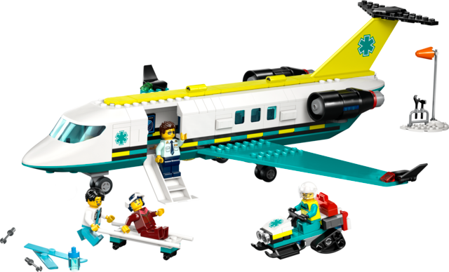 Emergency Air Ambulance Airplane Lego City