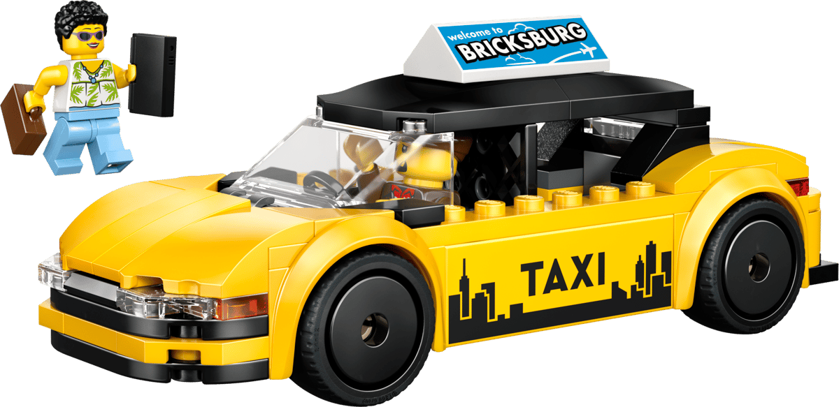 Lego Yellow Taxi
