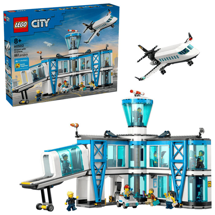 LEGO CITY Airport with Airplane