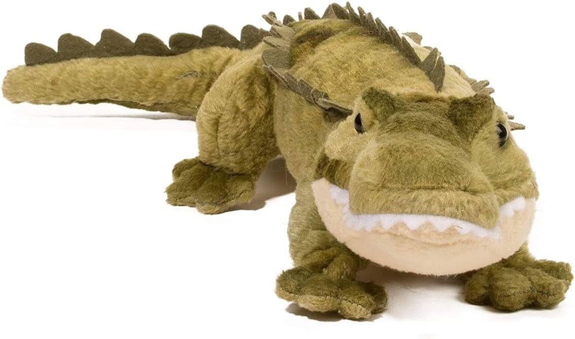 Douglas Stream Line Alligator Plush Stuffed Animal 15-Inch Green