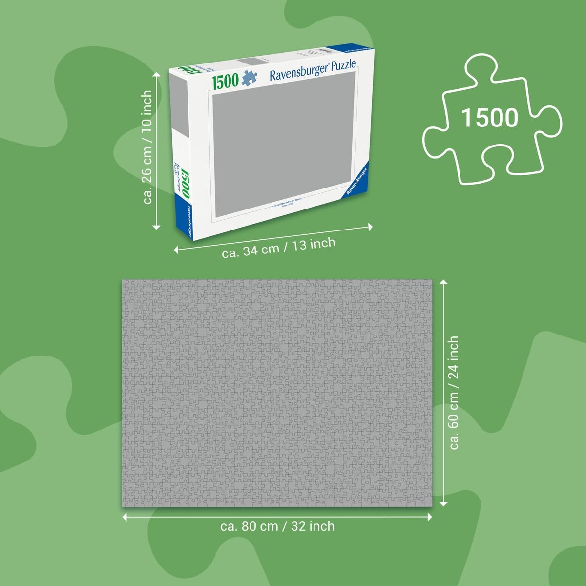 Ravensburger Premium Christmas Eve 1500 Piece Jigsaw Puzzle Festive Family Fun