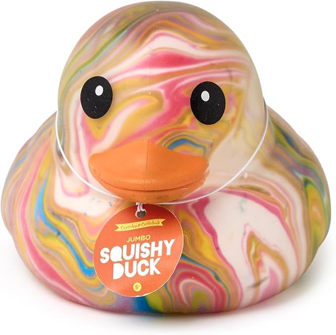 Jumbo Squishy Rainbow Duckie