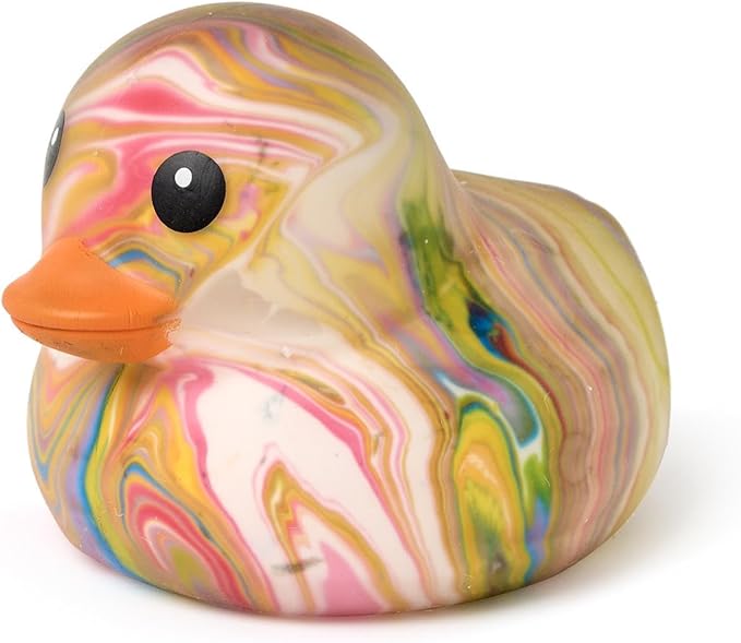 Jumbo Squishy Rainbow Duckie