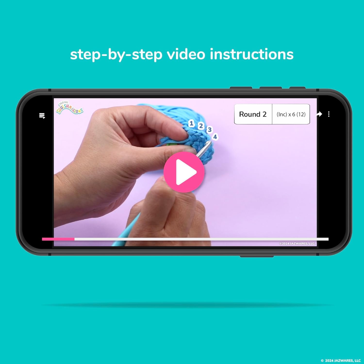 Squishmallows Crochet Kit: Bebe