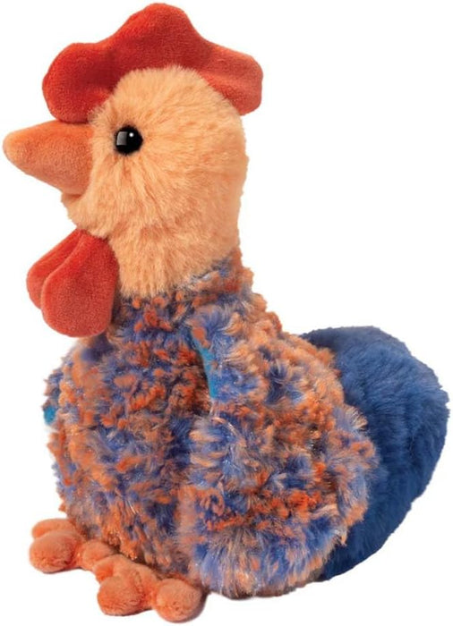 Douglas Mini Soft Chantillie Blue Lace Hen 6.5-inch Stuffed Animal