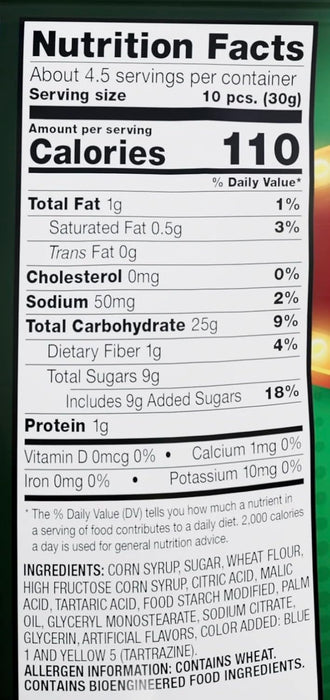 Sour Punch Bites Pickle Roulette Candy Bag 5oz
