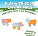 Popular Playthings Magnetic Animal Toy Set 7-Piece with Playmat