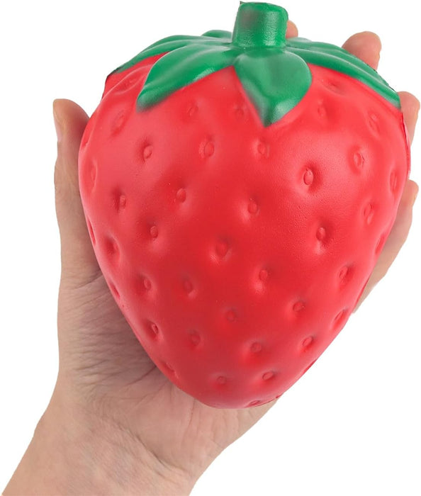 Anboor Jumbo Strawberry Squishy Toy Slow Rising Scented 4.7in