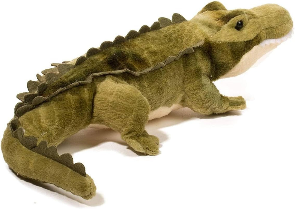 Douglas Stream Line Alligator Plush Stuffed Animal 15-Inch Green