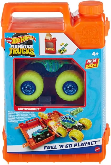 Hot Wheel Monster Trucks Fuel N Go Playset