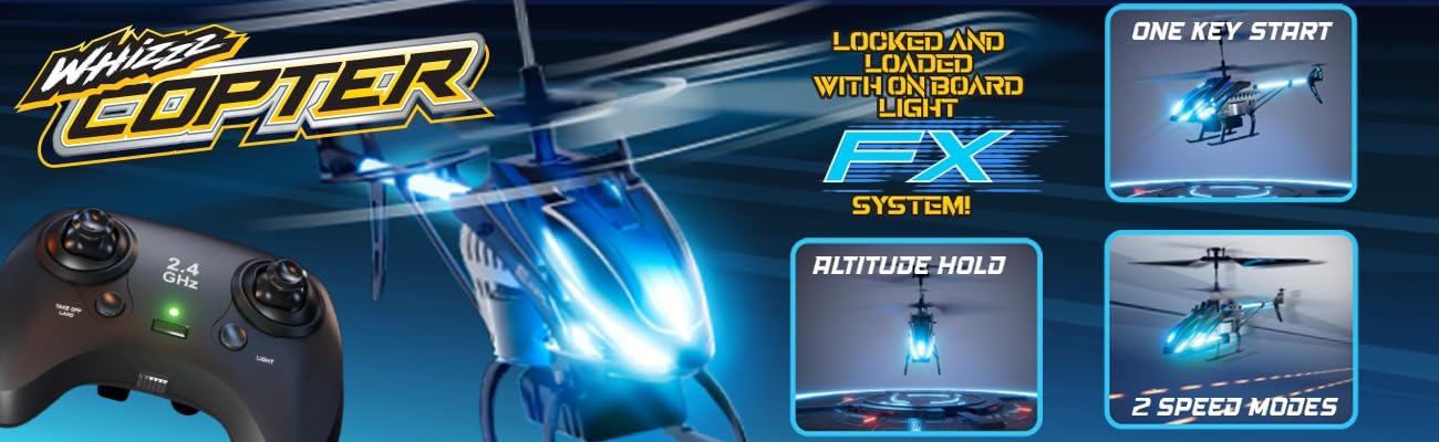 Odyssey Toys WhizzzCopter RC Helicopter Toy