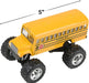 Rhode Island Novelty School Bus Big Wheel Monster Truck 5in Die-cast Toy
