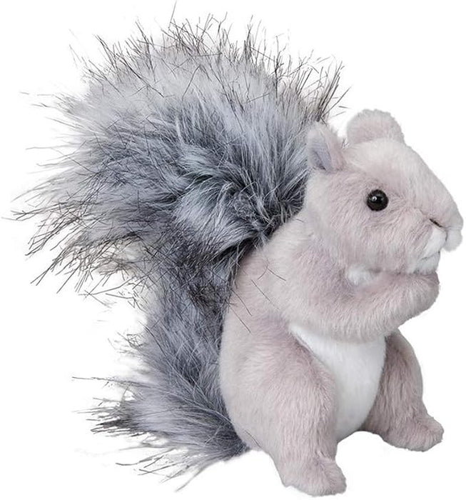 Douglas Shasta Gray Squirrel Stuffed Animal 6-Inch Plush Toy