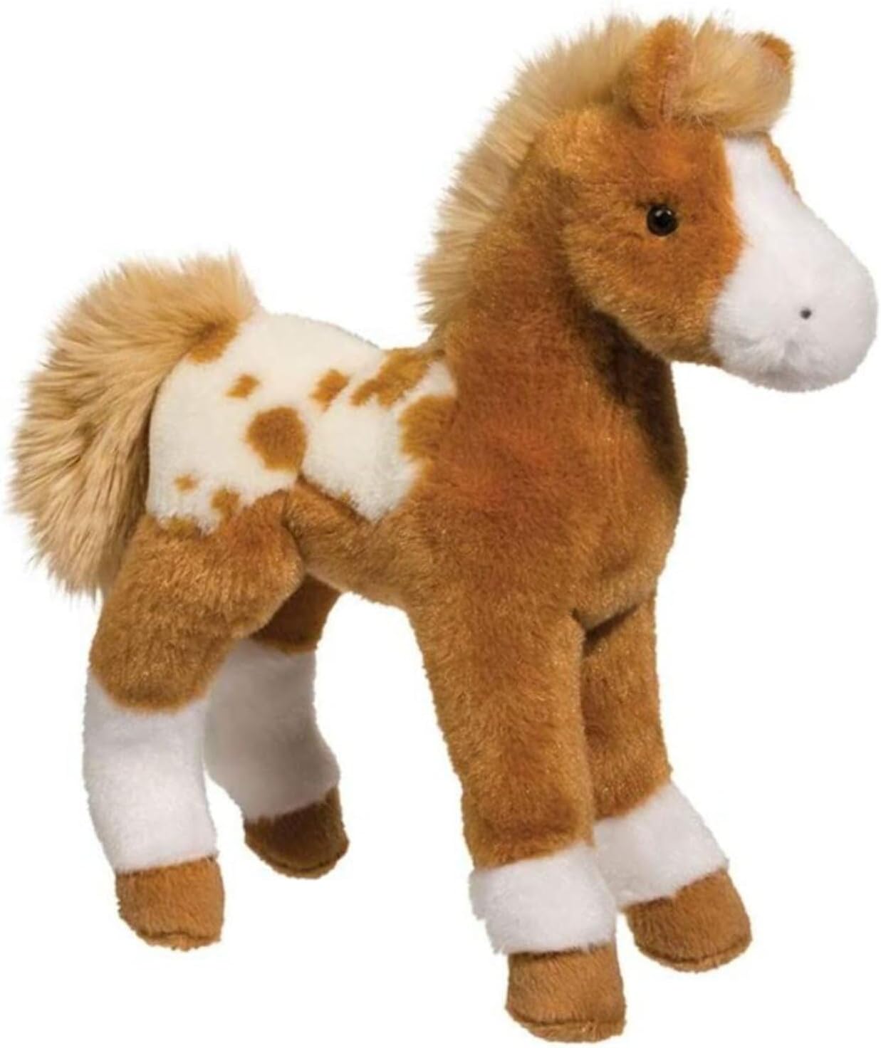 Douglas Freckles Golden Appaloosa Foal Plush Stuffed Animal 10in