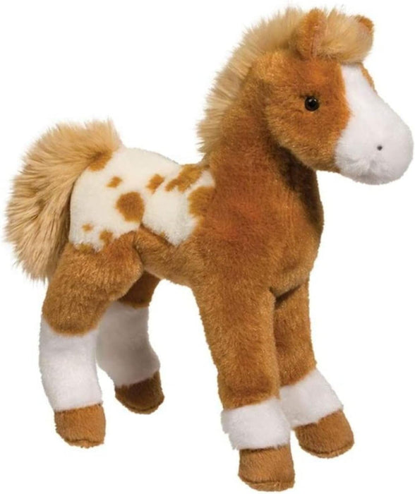 Douglas Freckles Golden Appaloosa Foal Plush Stuffed Animal 10in