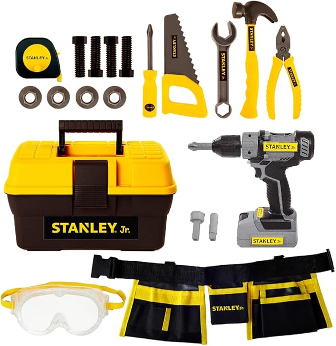 Stanley Jr - 21 Piece Toolset - Battery Operated