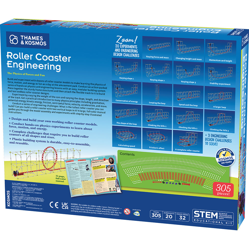 Thames & Kosmos Roller Coaster Engineering Science Kit