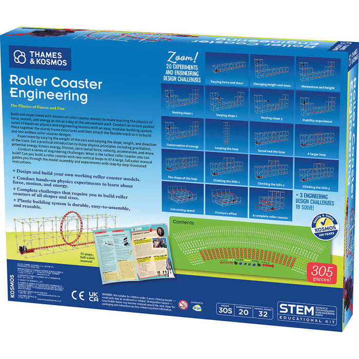 Thames & Kosmos Roller Coaster Engineering Science Kit