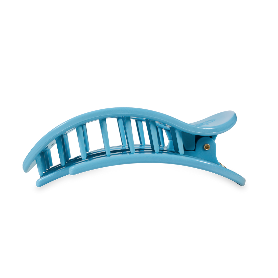 Teleties Large Flat Round Hair Clip Summer Sky