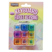 Streamline LED Keyboard Fidget Keyring